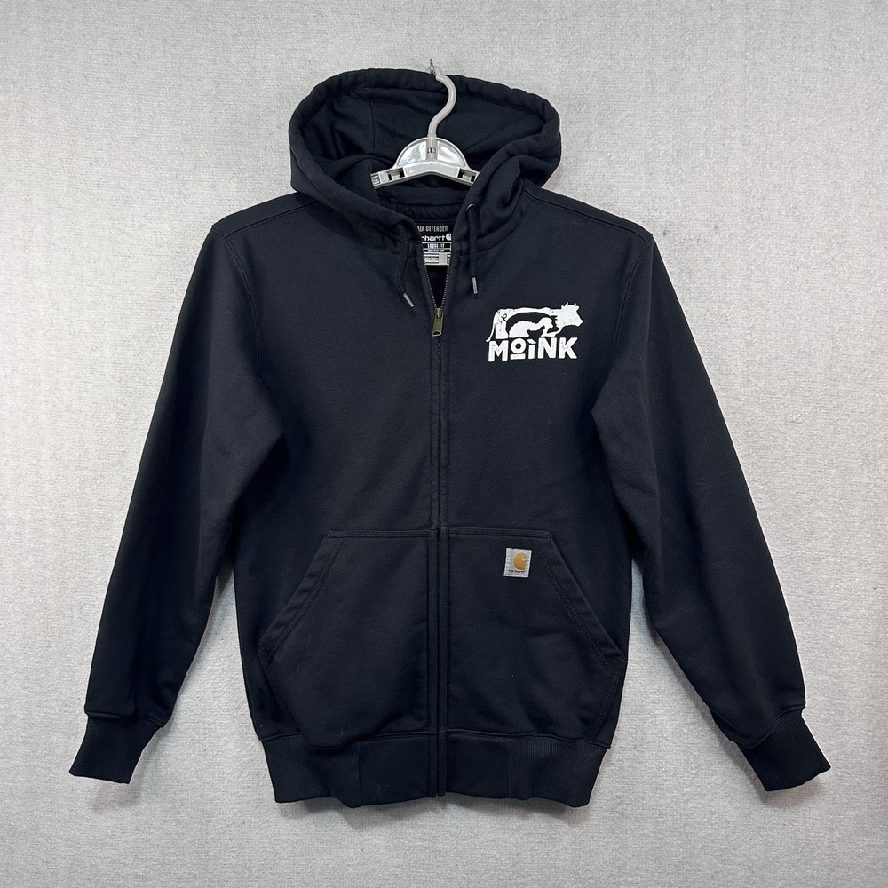 Carhartt's Rain Defender Heavyweight Hooded ZipFront Sweatshirt Loose Fit MOINK